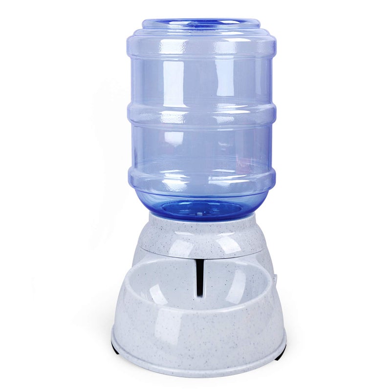 TENINYU Pet Water Dispenser Station - 1 Gal Replenish Pet Waterer for Dog Cat Animal Automatic Gravity Water Drinking Fountain Bottle Bowl Dish Stand - Image 3